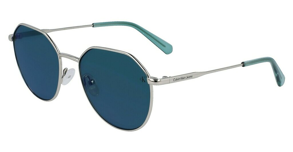 Солнцезащитные очки унисекс Calvin Klein CKJ23201S синие