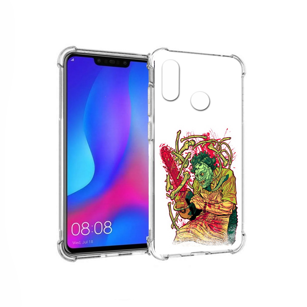 

Чехол MyPads Tocco для Huawei Nova 3 яркий мясник (PT115710.27.711), Прозрачный, Tocco
