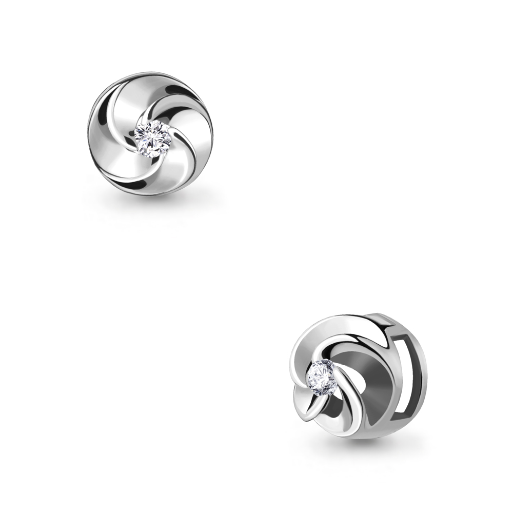 

Кулон из белого золота с бриллиантом Aquamarine 920774, 920774_585_бз