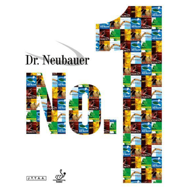 Накладка для настольного тенниса Dr. Neubauer Number 1, Red, 0.6