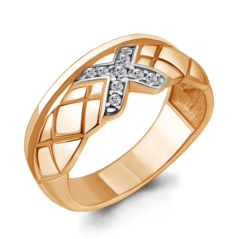 

Кольцо из серебра с фианитом р., Aquamarine 68496А, 68496А_925_з