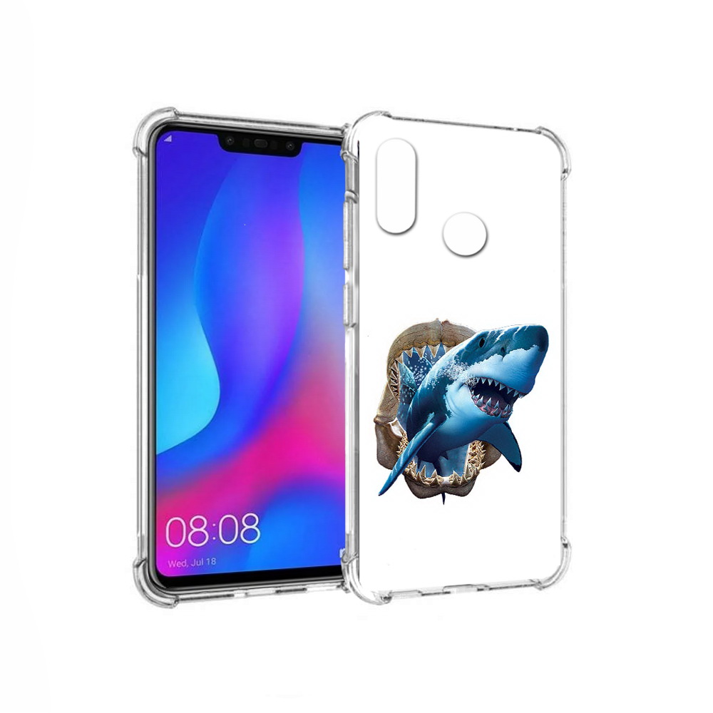 

Чехол MyPads Tocco для Huawei Nova 3 челюсти (PT115710.27.675), Прозрачный, Tocco