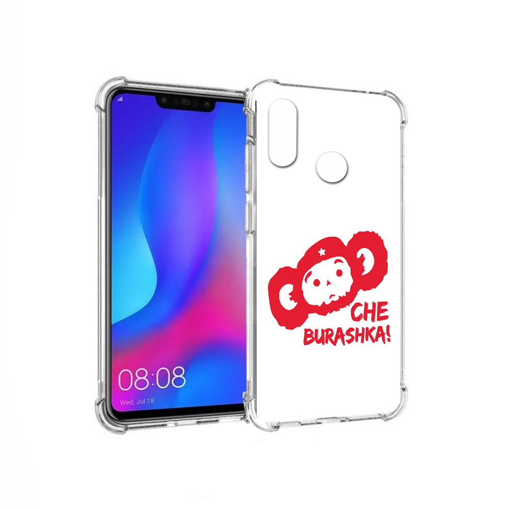 

Чехол MyPads Tocco для Huawei Nova 3 чебурашка (PT115710.27.672), Прозрачный, Tocco