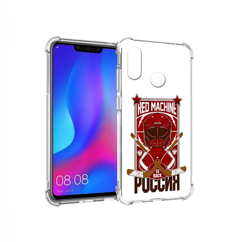 

Чехол MyPads Tocco для Huawei Nova 3 хоккей россия (PT115710.27.666), Прозрачный, Tocco