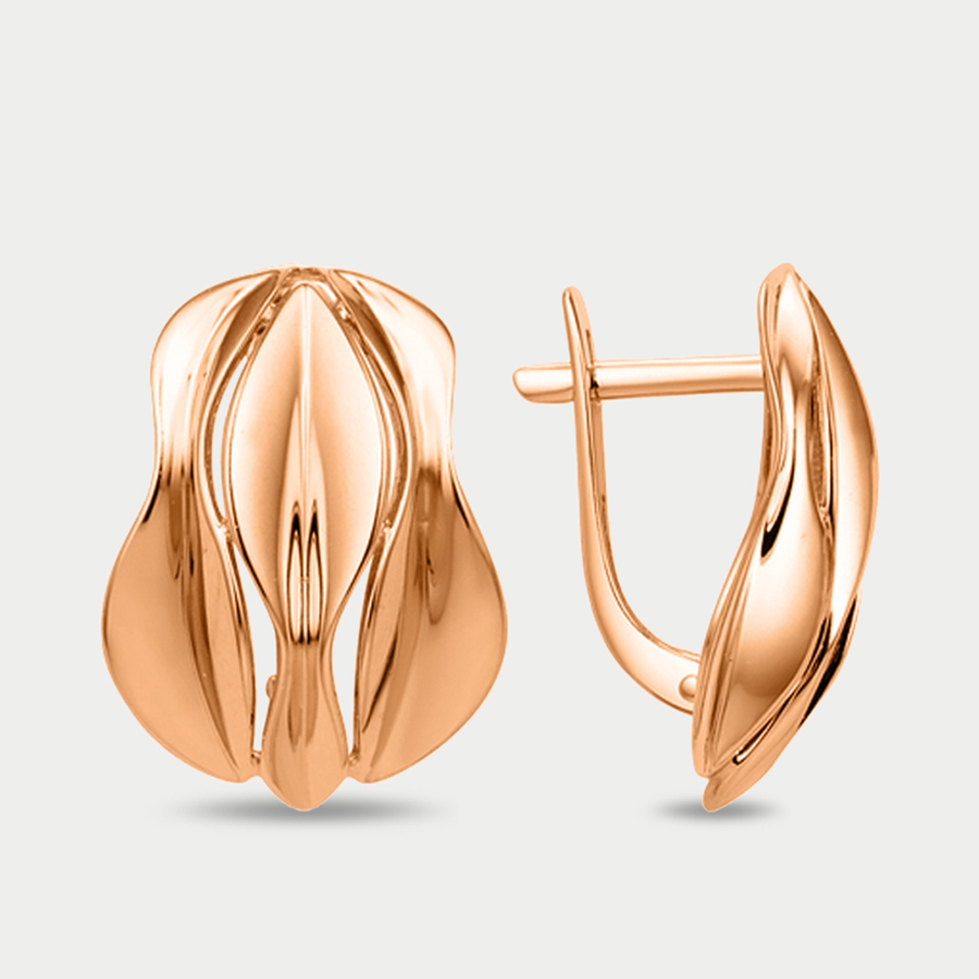 

Серьги из розового золота Династия 012422-1000, 012422-1000