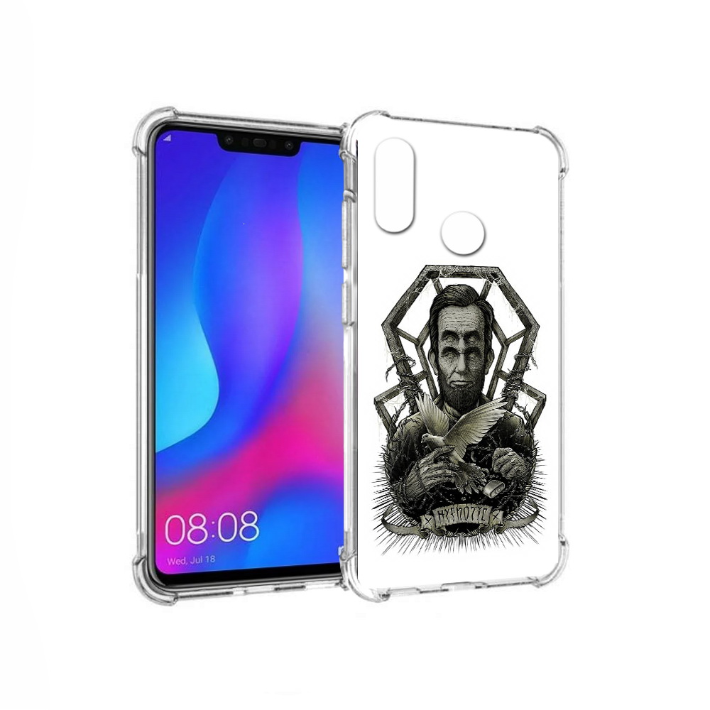 

Чехол MyPads Tocco для Huawei Nova 3 франклин абстракция (PT115710.27.662), Прозрачный, Tocco