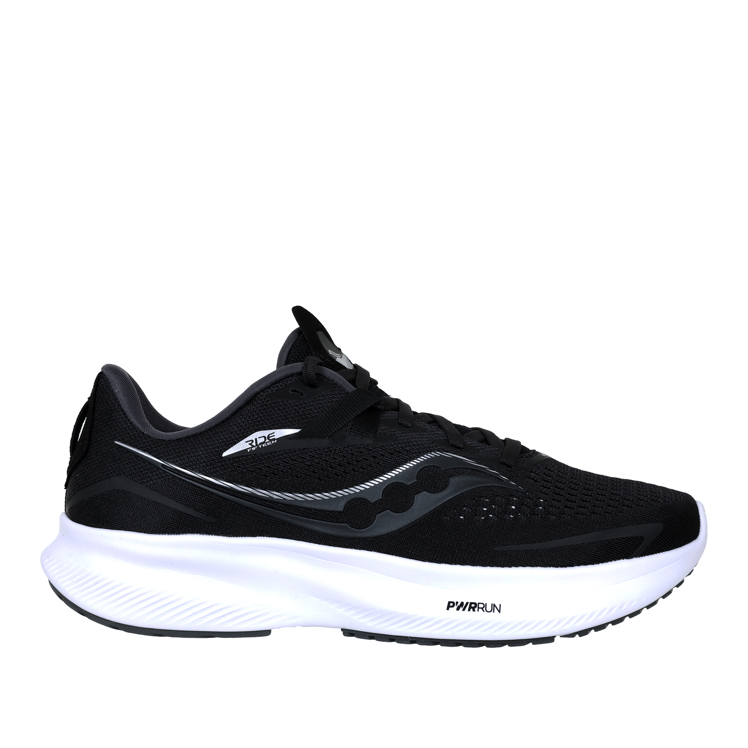 

Кроссовки мужские Saucony Ride 15 M S20730-05_05 черные 11.5 US, Черный, Ride 15 M