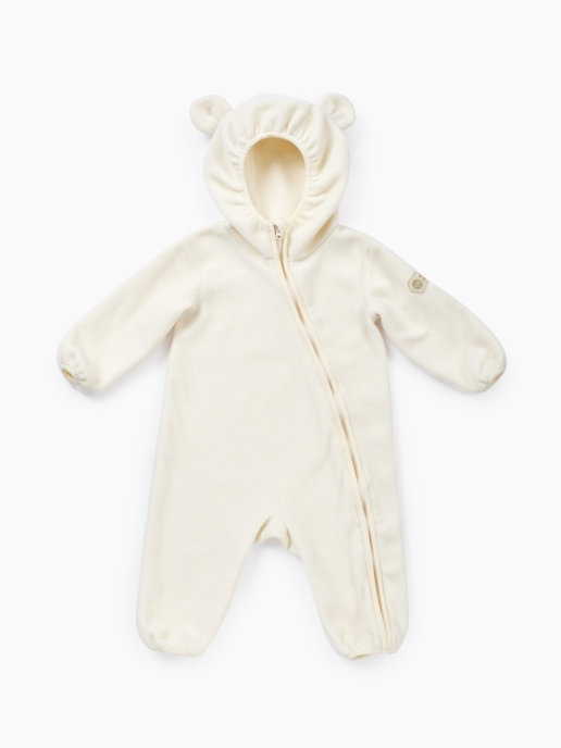 Комбинезон детский Happy Baby флисовый 89018 milky р.92-98