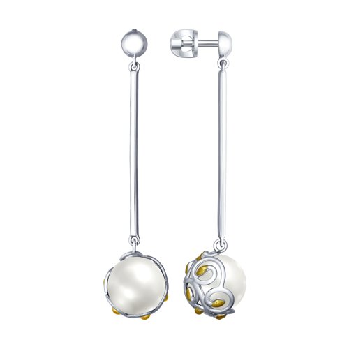 

Серьги из серебра TEO MAORI 894022647, жемчуг культивированный, 894022647