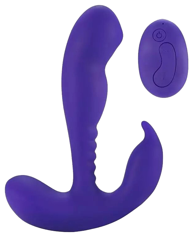 фото Фиолетовый стимулятор простаты remote control anal pleasure vibrating 13,5 см howells