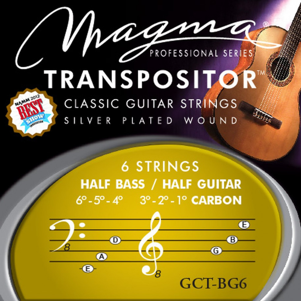 

Комплект струн для классической гитары Magma Strings GCT-BG6, GCT-BG6