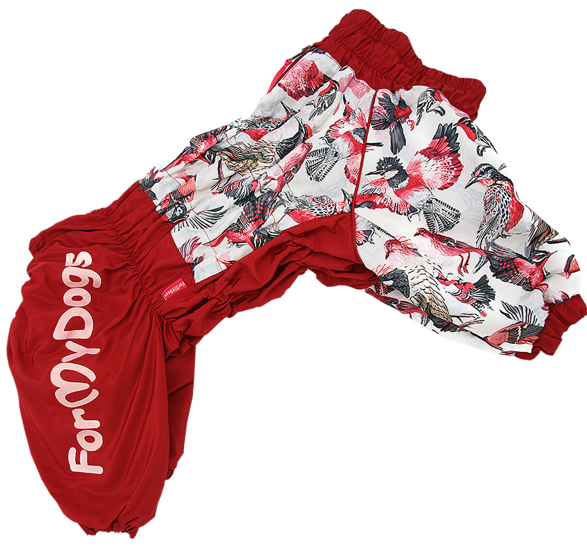 

Комбинезон для собак FOR MY DOGS FW897-2020, женский, красный, C2, длина спины 60 см, FW897-2020