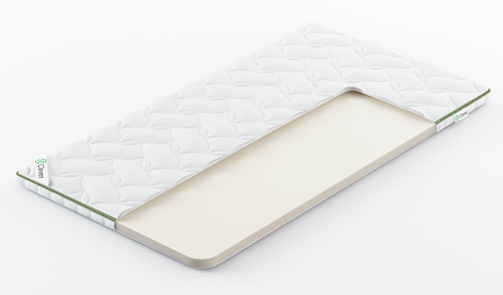 

Топпер Clever MemoTop High 160x186, Белый, MemoTop High