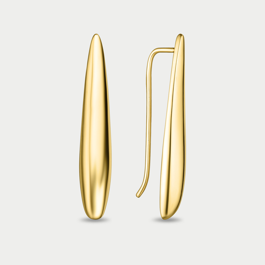 

Серьги из желтого золота Династия 025212-4000, 025212-4000