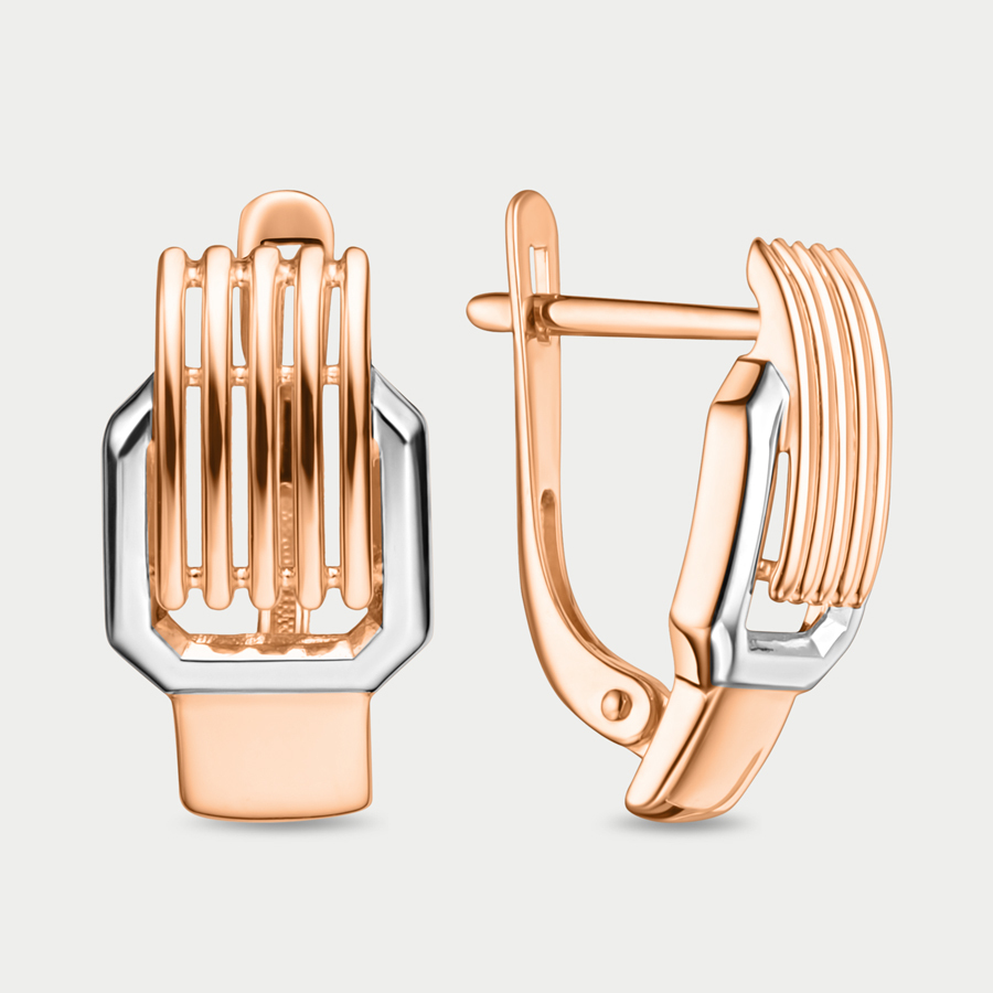 

Серьги из розового золота Династия 026752-1002, 026752-1002