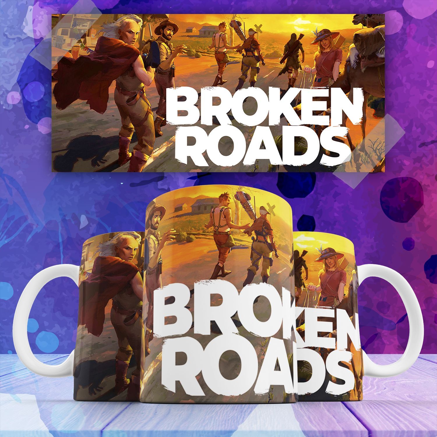 

Кружка компьютерная игра Broken Roads 330 мл