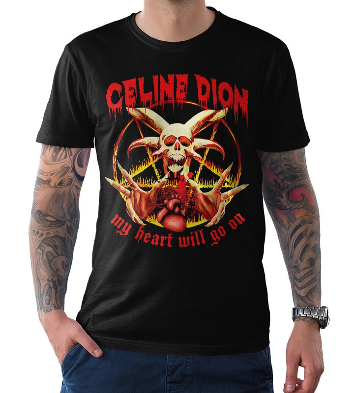 фото Футболка мужская dream shirts celine dion - my heart will go on 360068222 черная l