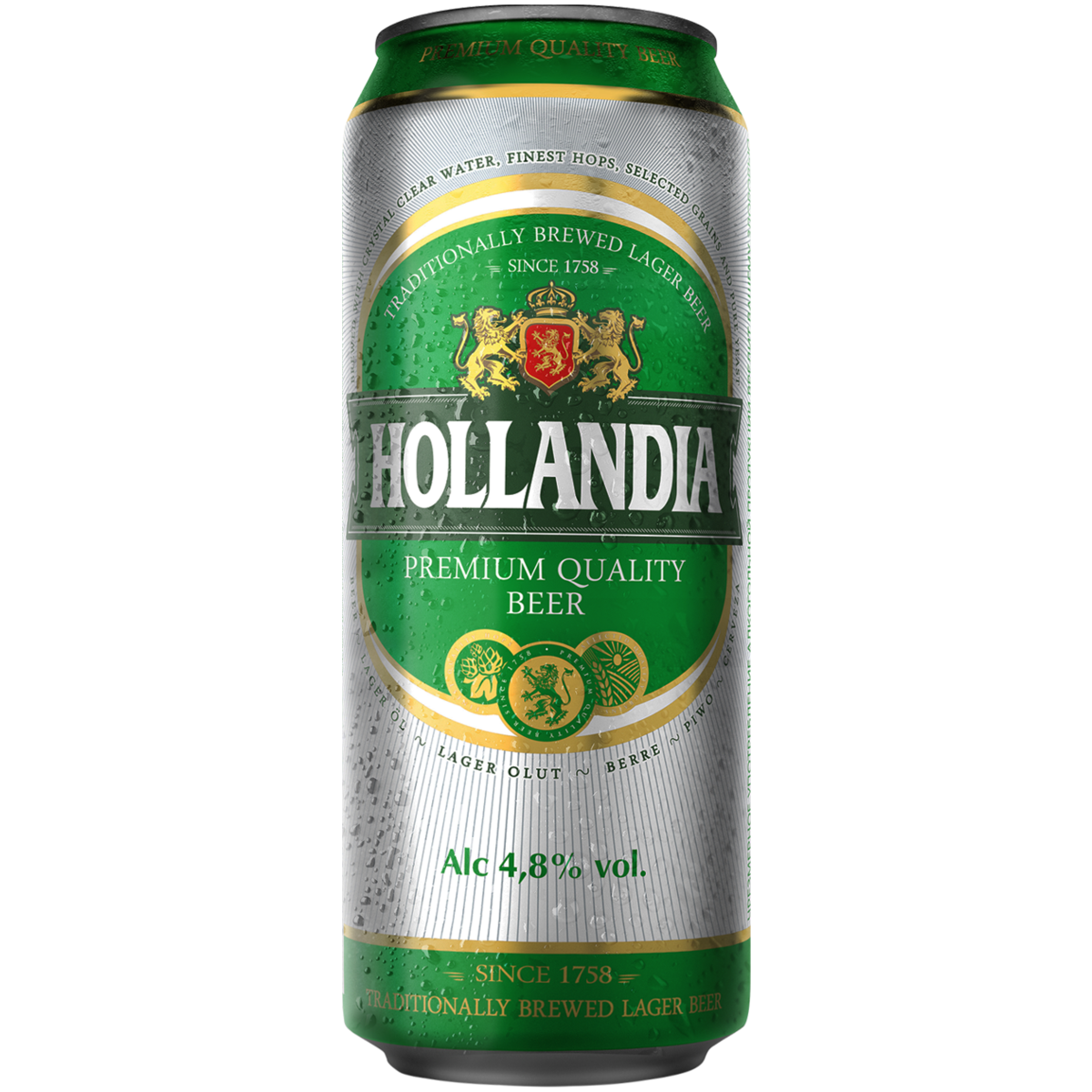 

Пиво Hollandia светлое 0,45 л ж/б