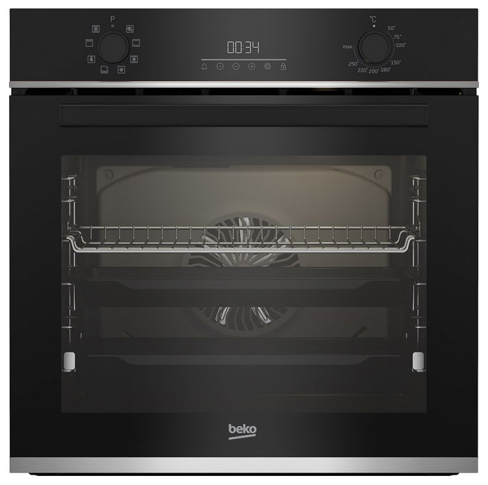 фото Встраиваемый электрический духовой шкаф beko bbir13300xc black