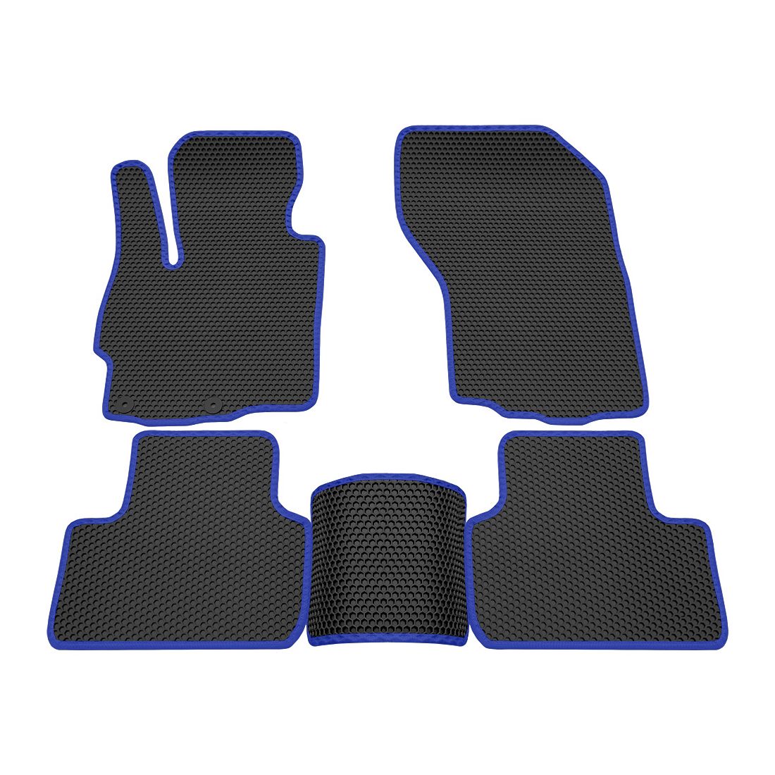 

Коврики салона EVA Mitsubishi ASX 2010-2022 с синим кантом / Митсубиси АСХ