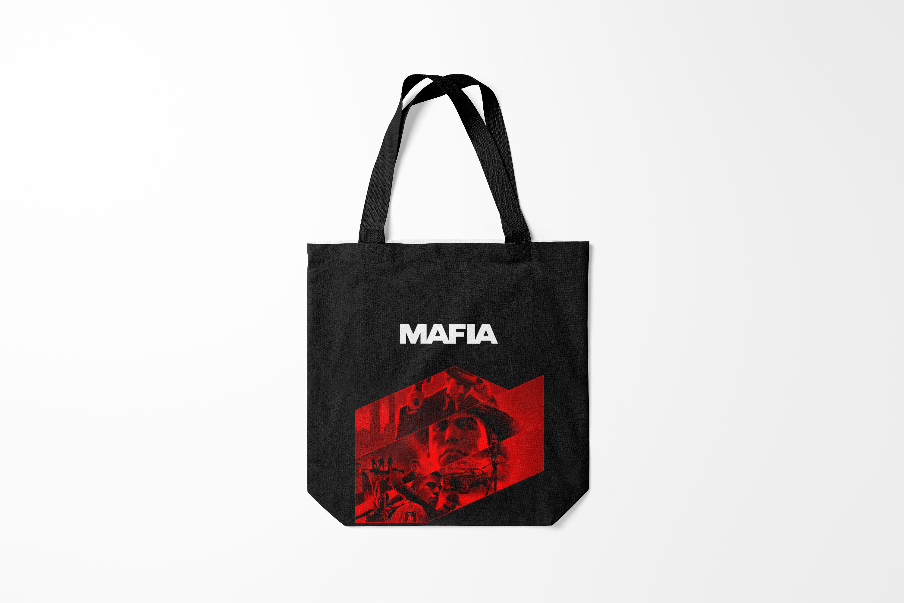 

Сумка шoппер унисекс Burnettie Mafia, черный, Mafia