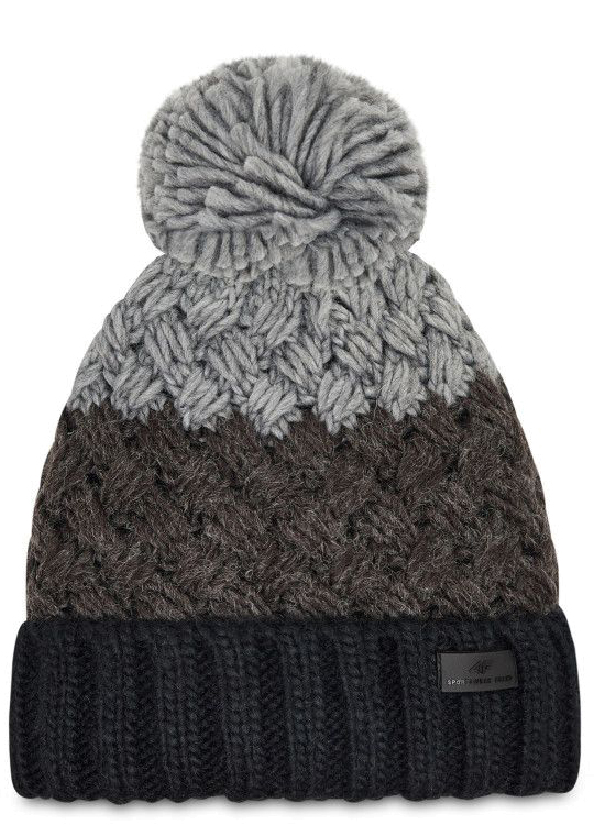 

Шапка мужская 4F H4Z21-CAM018-23M серая M, H4Z21-CAM018-23M