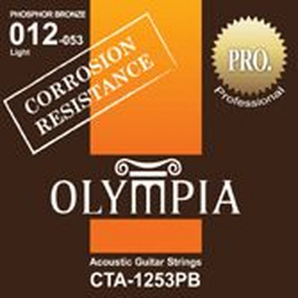 Комплект струн для акустической гитары Olympia CTA1253PB 12-53 755₽