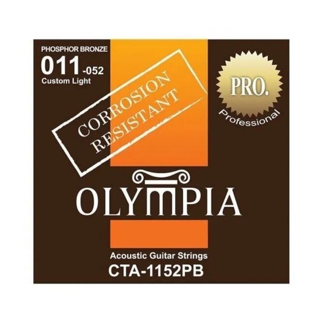 Комплект струн для акустической гитары Olympia CTA1152 11-52 962₽