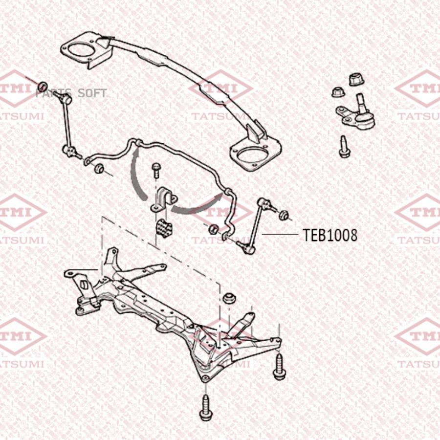 

Стойка стабилизатора TMI TATSUMI TEB1008