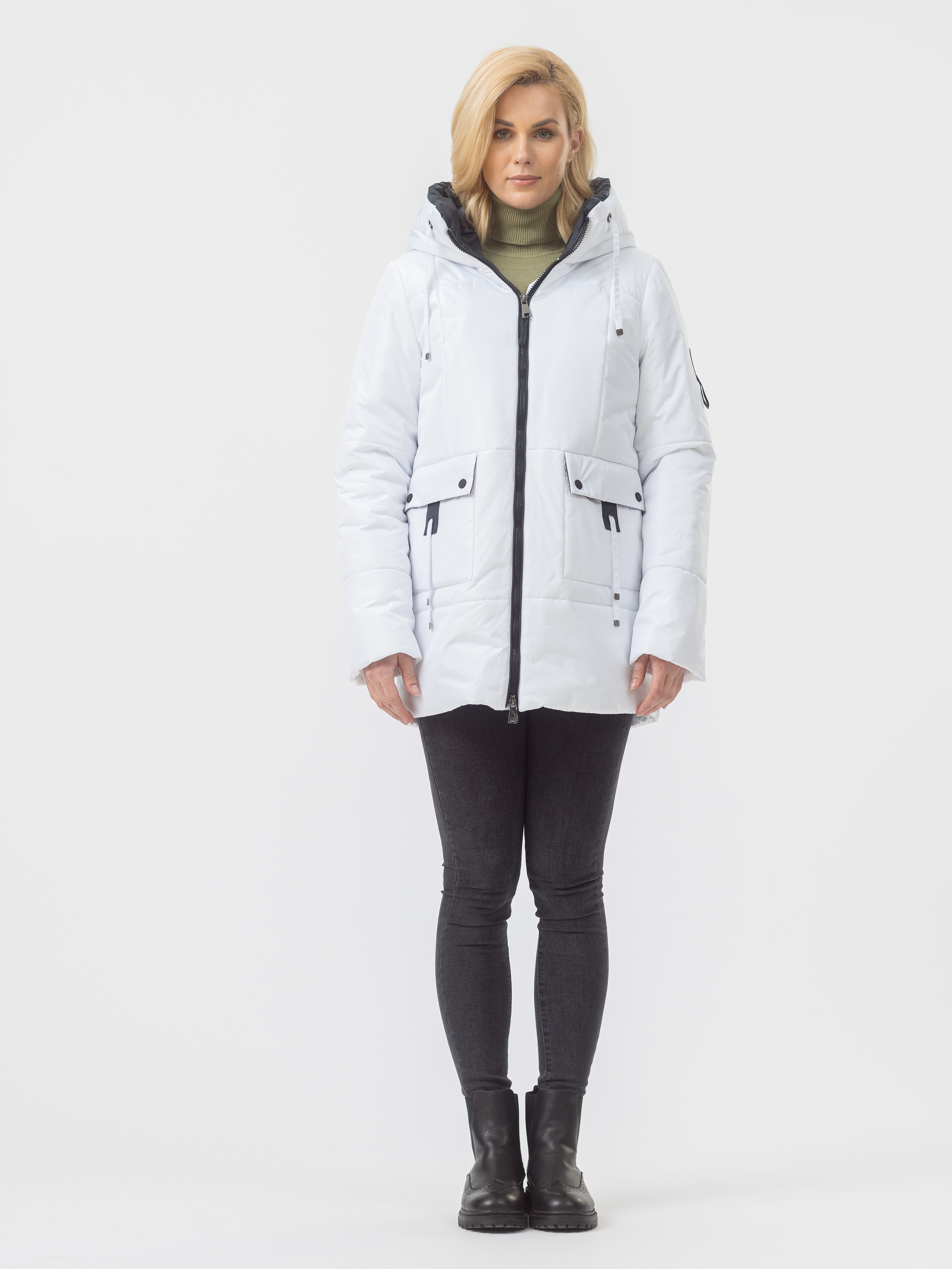

Куртка женская Maritta M-50004-004 белая 44 EU, Белый, M-50004-004