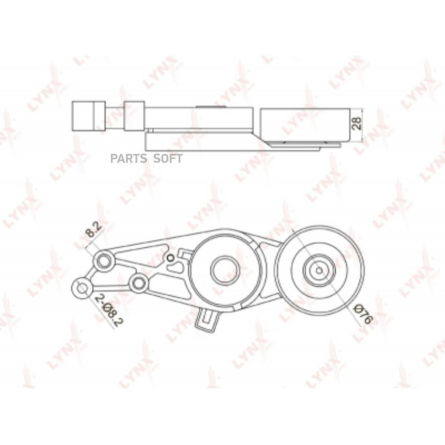 

Ролик руч.ремня AUDI A4 1.6-2.0T 00-08 / A6 2.0-2.0T 01-11