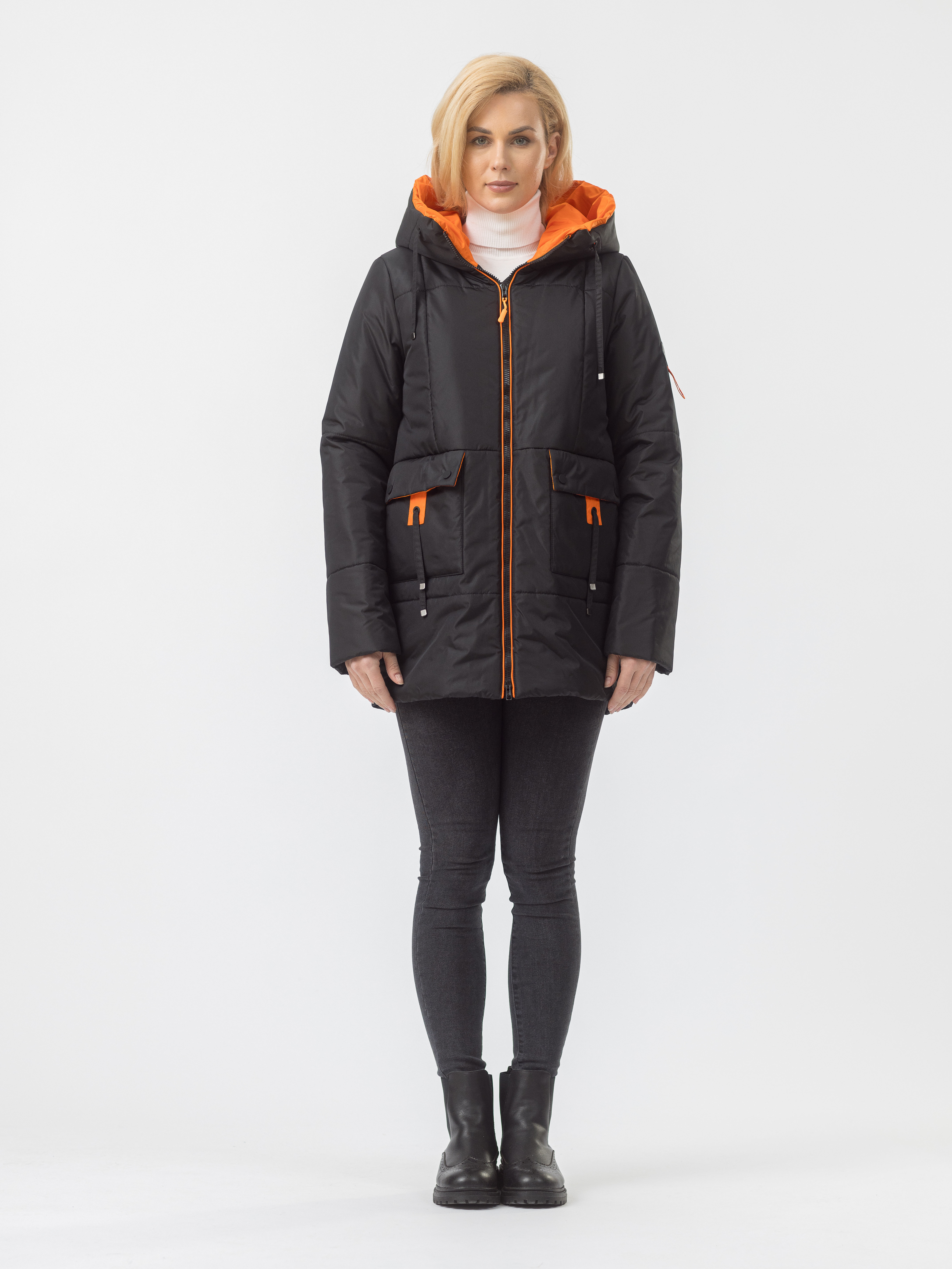 

Куртка женская Maritta M-50004-004 черная 38 EU, Черный, M-50004-004