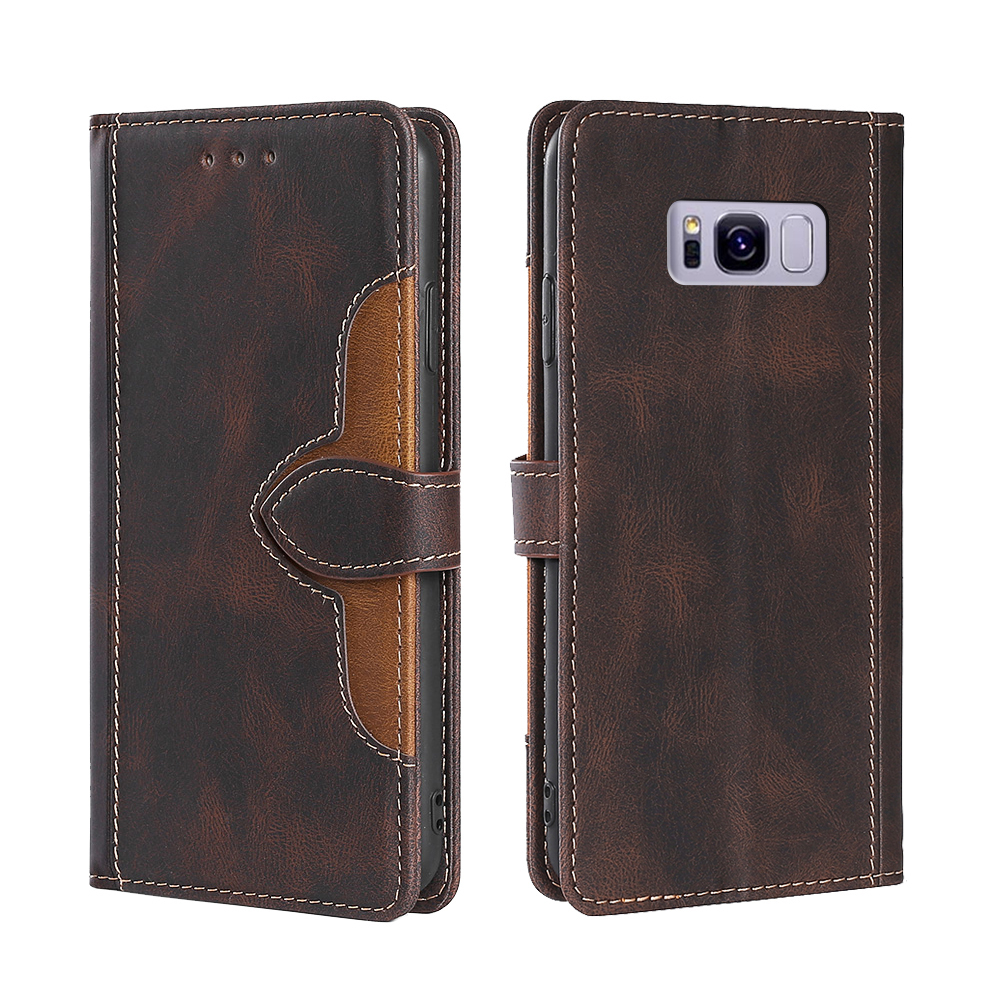 

Чехол-книжка MyPads для Samsung Galaxy S8 Plus SM-G955, Коричневый