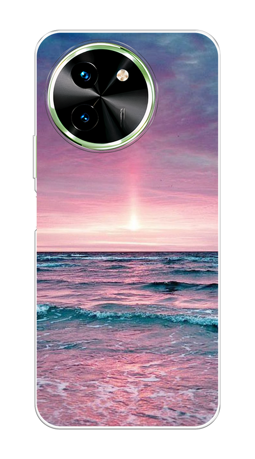 

Чехол на Vivo T3x/Y38 5G "Восход 3", Розовый;голубой, 2610650-1