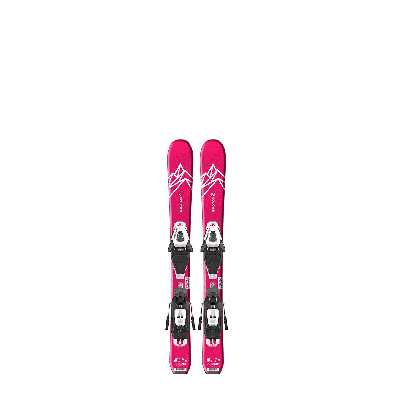 фото Горные лыжи salomon qst lux jr xs (70-90) c5 gw j75 pink (21/22) (80)