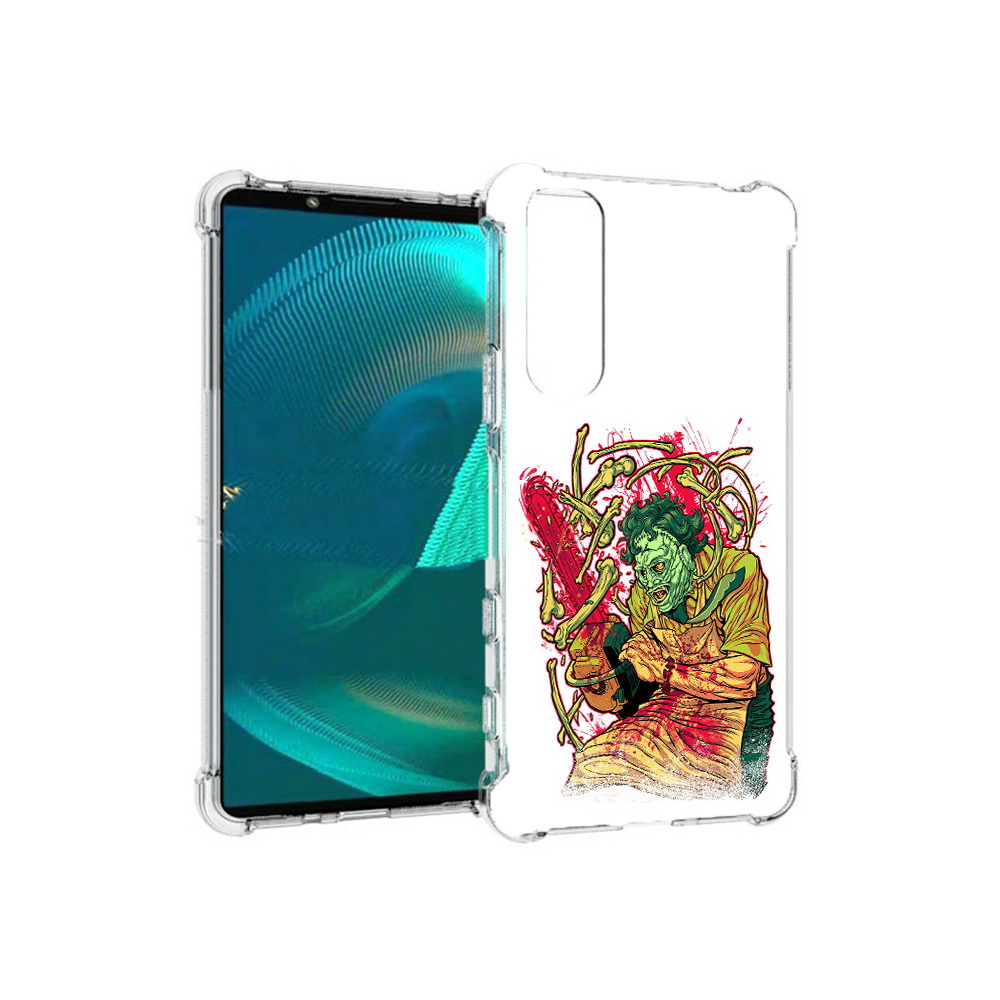 

Чехол MyPads Tocco для Sony Xperia 5 III яркий мясник (PT172137.231.711), Прозрачный, Tocco