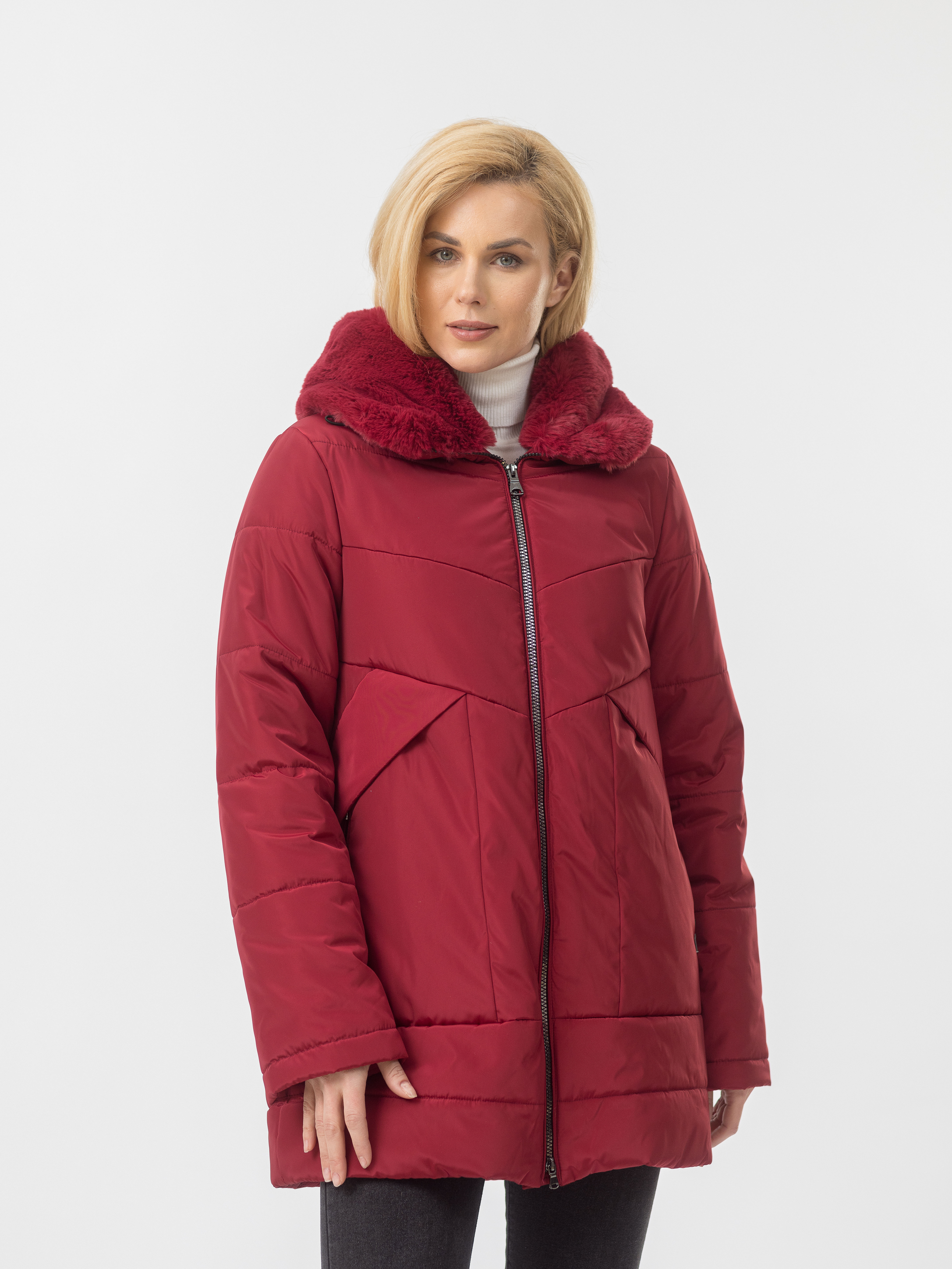 

Куртка женская Maritta M-50003-002 красная 44 EU, Красный, M-50003-002