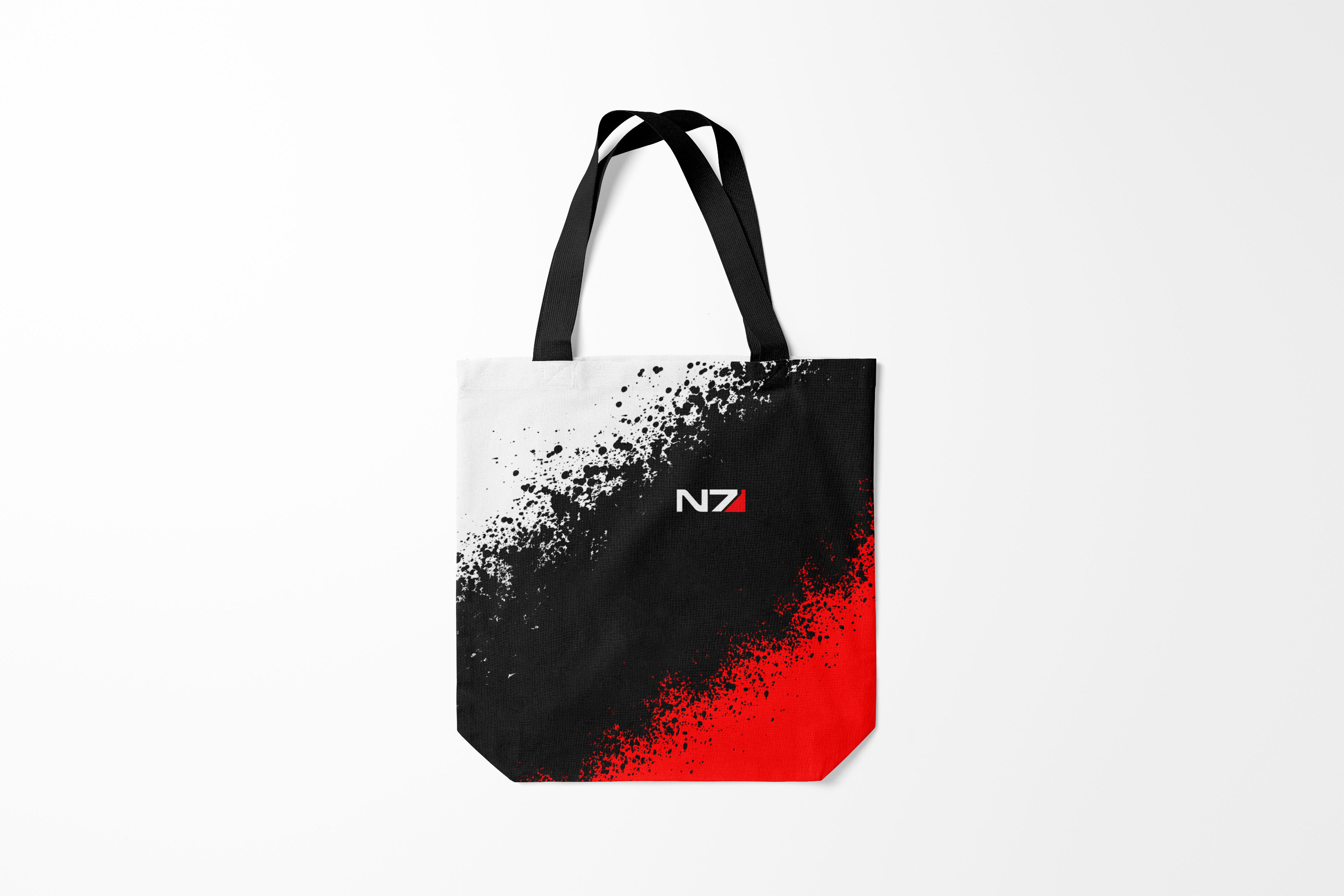 

Сумка шoппер унисекс Burnettie Mass Effect N7, черный, Mass Effect N7