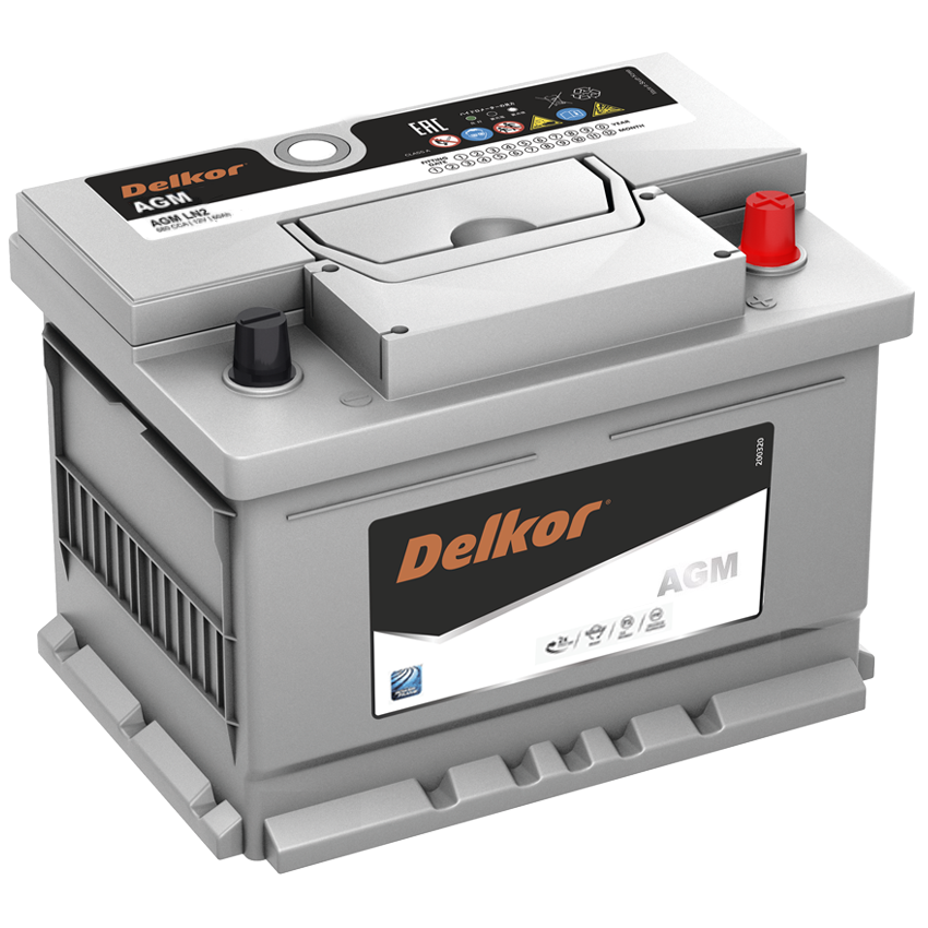 

Аккумулятор DELKOR AGM 60R+, 970