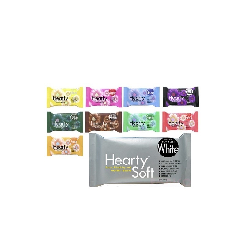 Набор полимерной глины Padico Hearty 9*50 г+ Hearty Soft 200 г