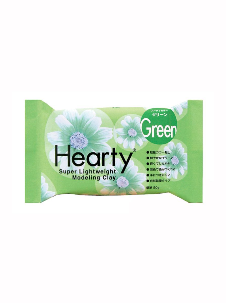 Полимерная глина Padico Hearty Green Харти зеленый, 50 г