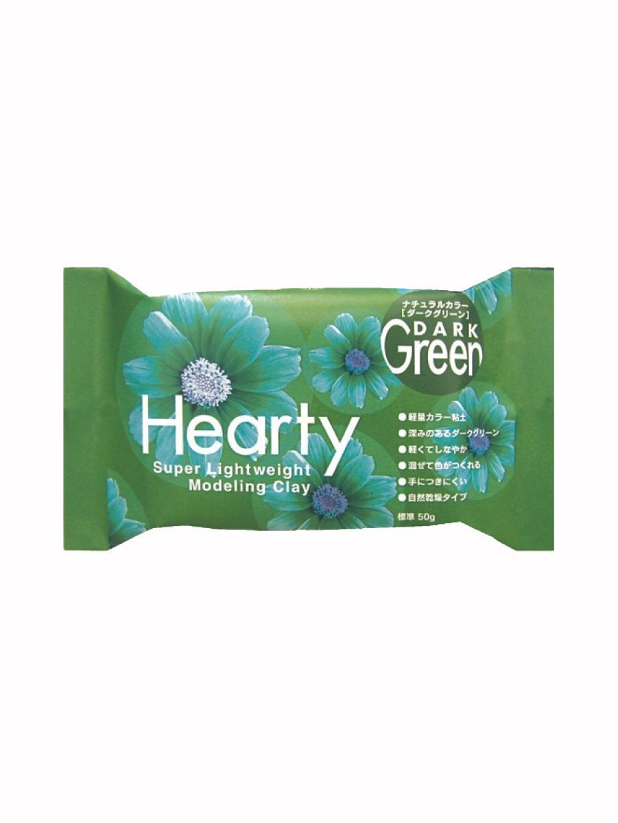 Полимерная глина Padico Hearty Dark Green Харти темно-зелены, 50 г