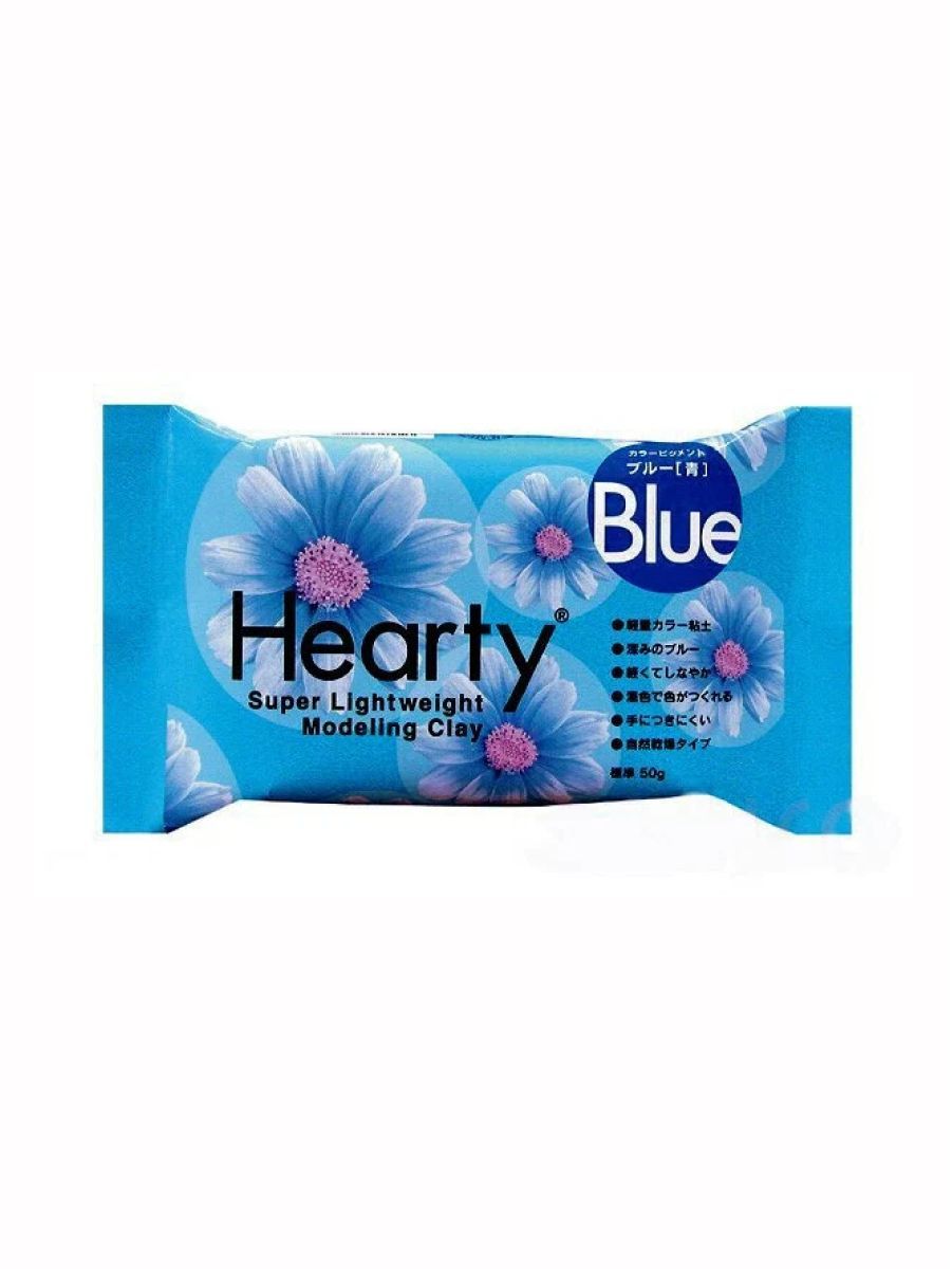 Полимерная глина Padico Hearty Blue Харти синий, 50 г