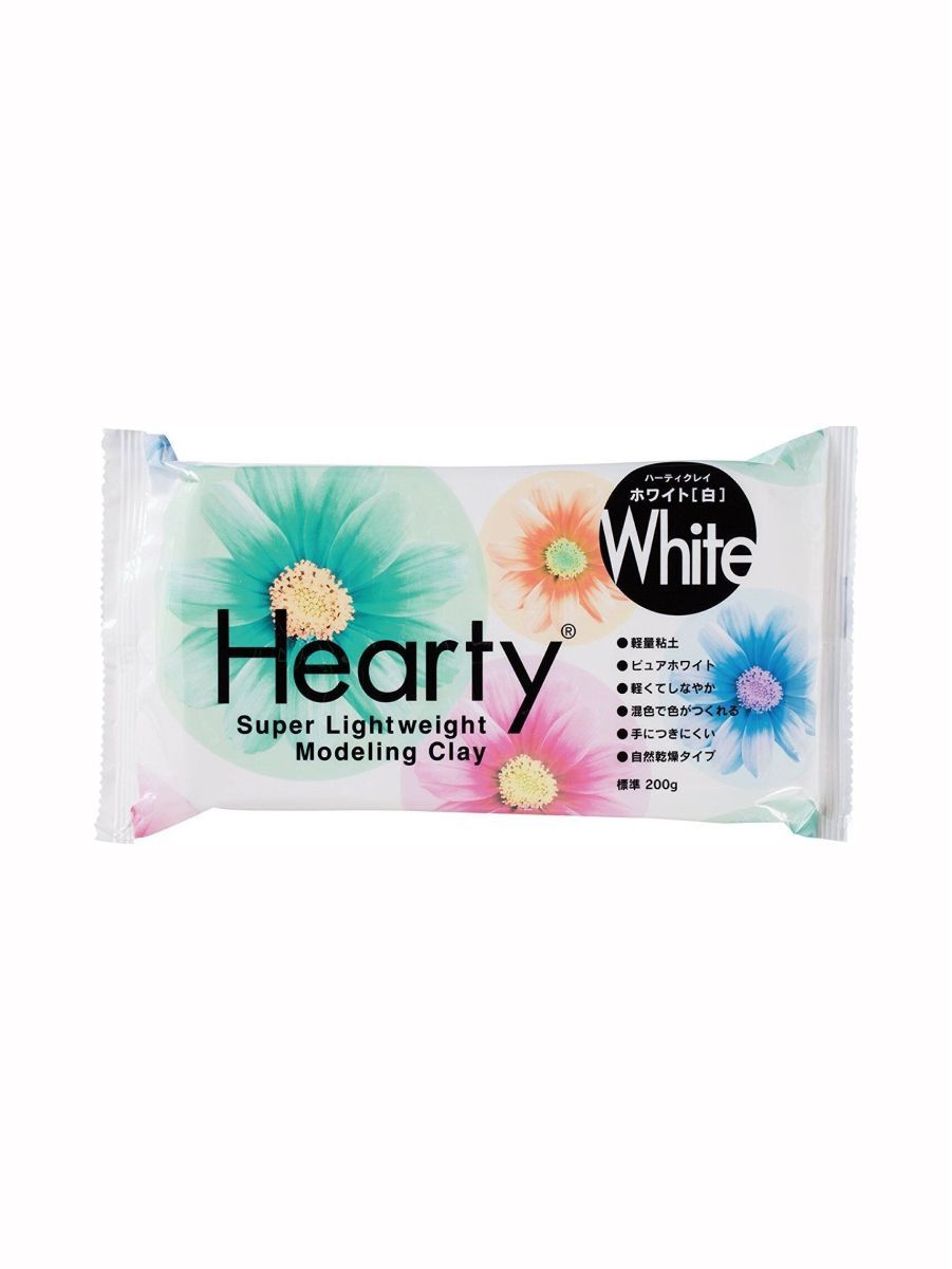 Полимерная глина Padico Hearty White Харти белый, 200 г
