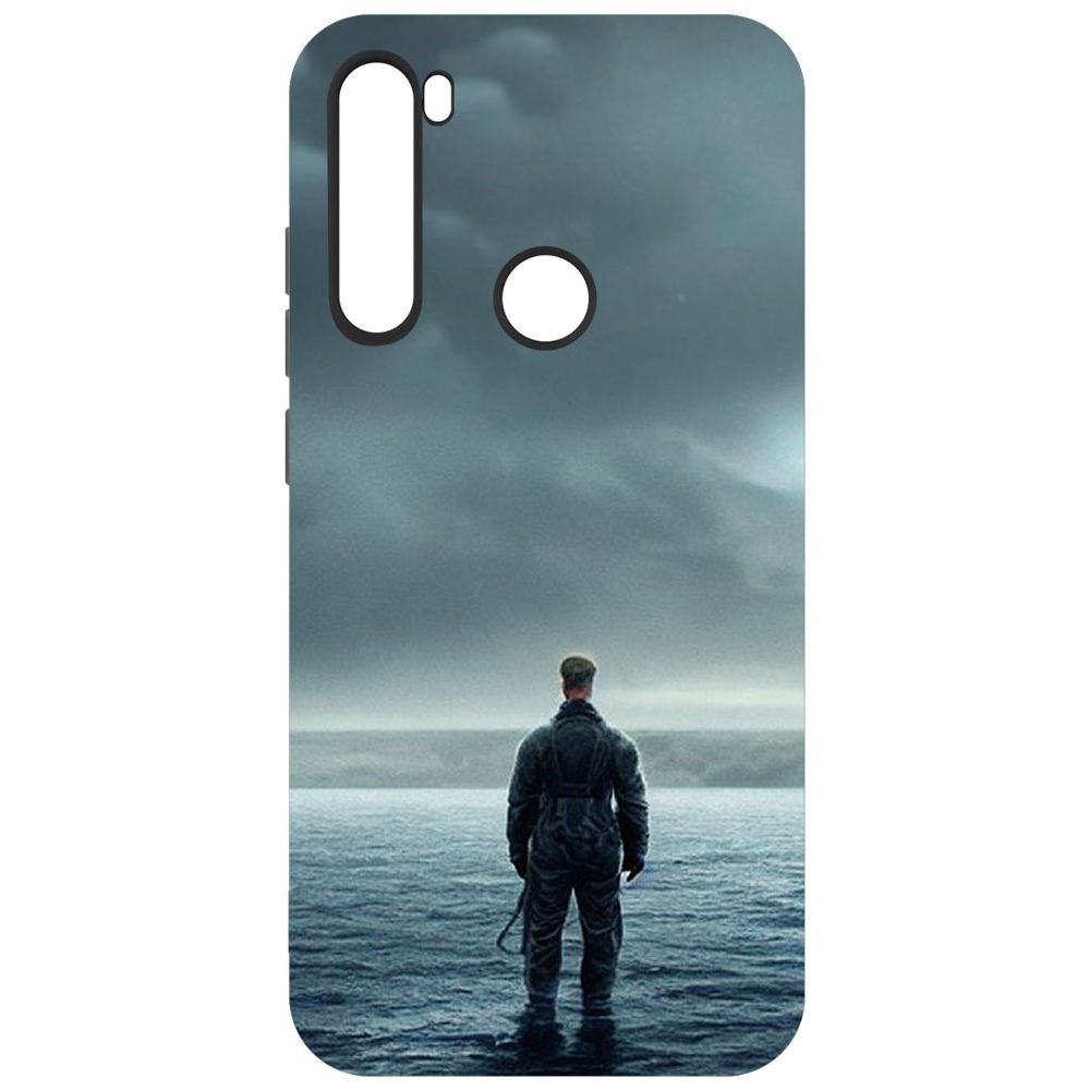 

Чехол-накладка Софт Наблюдатель для Xiaomi Redmi Note 8/Note 8 (2021), Черный