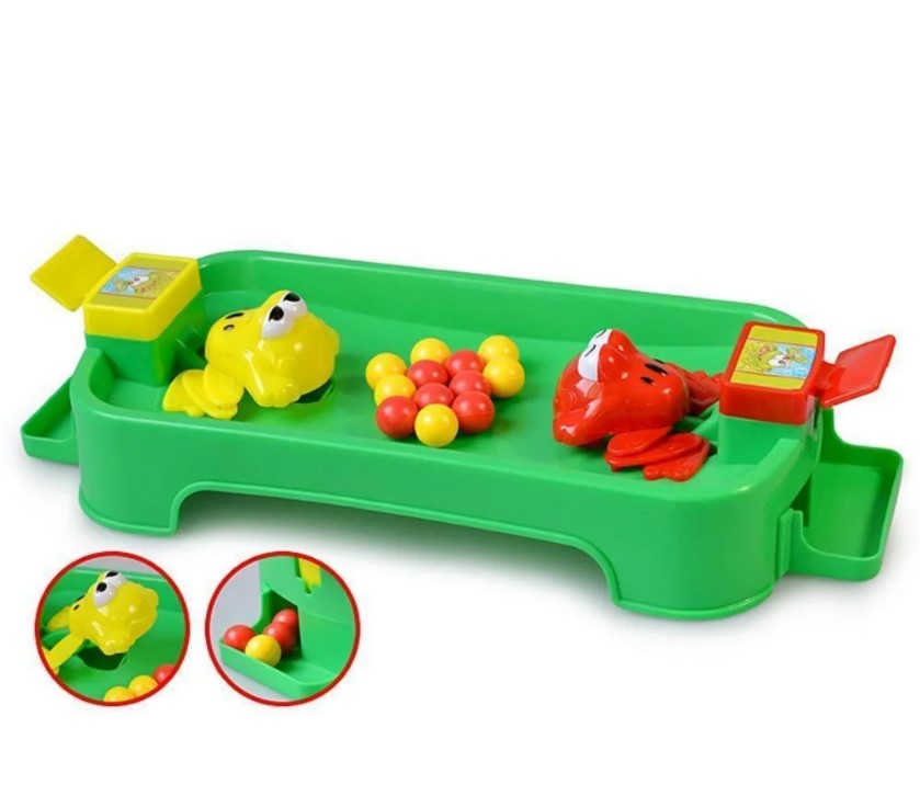 фото Настольная игра игрушки голодные лягушки к 1040 - 02 лягушки прямоугольные