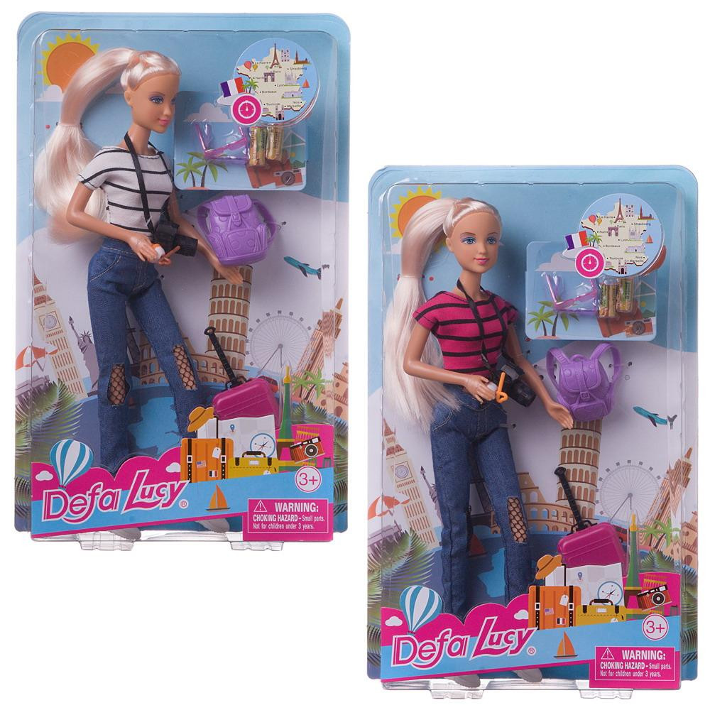 фото Кукла defa lucy путешественница, 2 вида в коллекции 8389d junfa toys