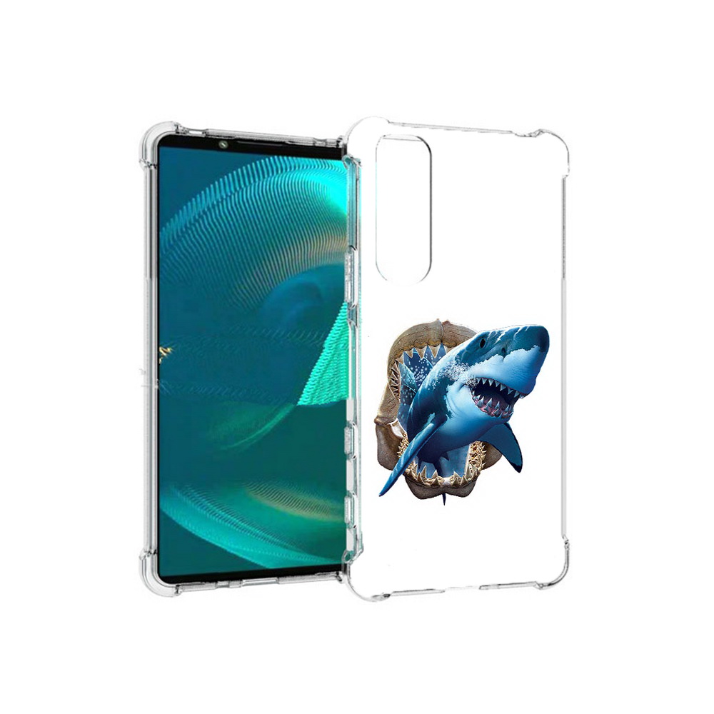 

Чехол MyPads Tocco для Sony Xperia 5 III челюсти (PT172137.231.675), Прозрачный, Tocco