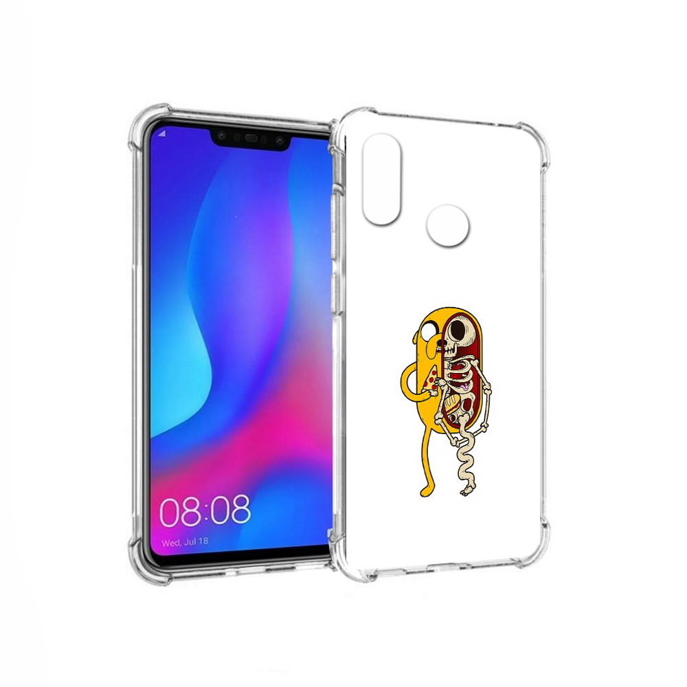 

Чехол MyPads Tocco для Huawei Nova 3 Джейк скелет (PT115710.27.64), Прозрачный, Tocco