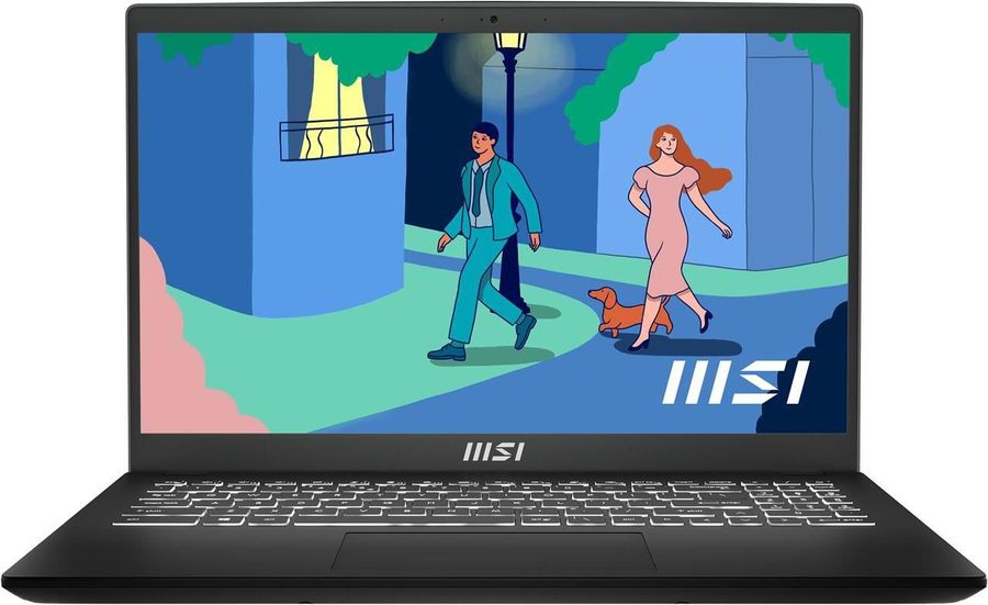 Ноутбук MSI Modern 15 B12HW-002XRU Black (9S7-15H212-002)